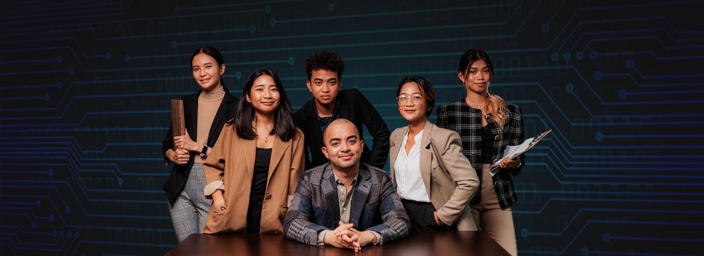 Business team working on branding strategy with visuals and digital tools