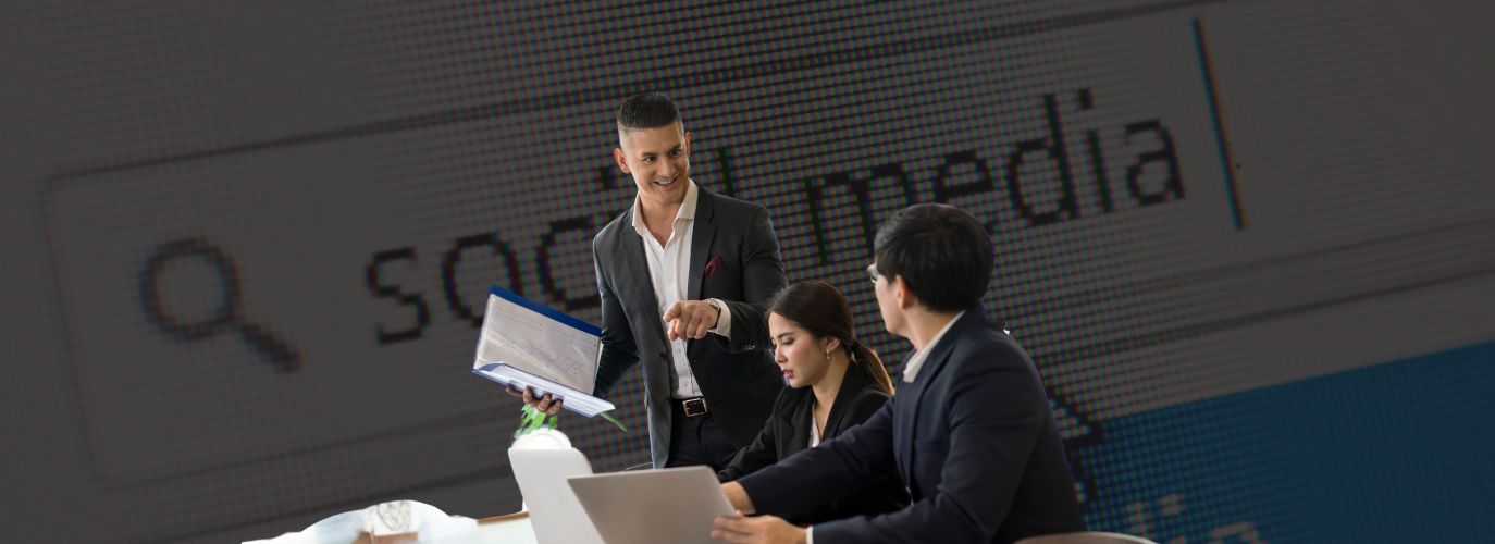 Social media funnel illustration showing engagement turning into sales conversions