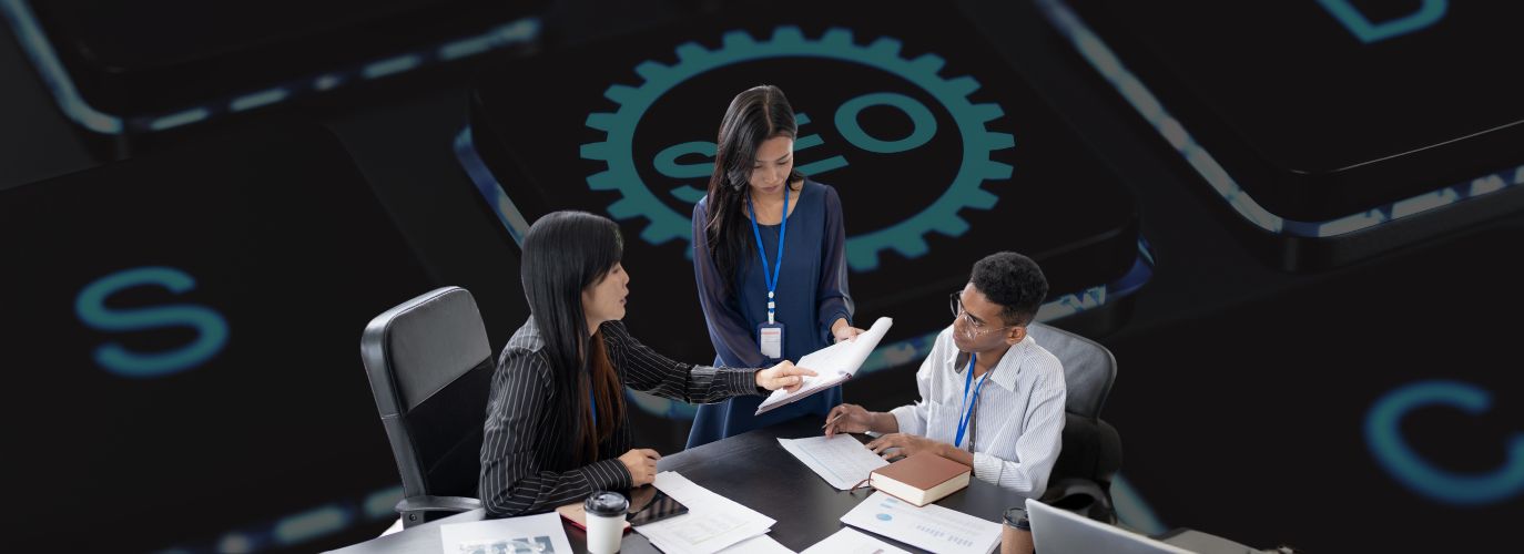 Beginner SEO strategy concept illustration