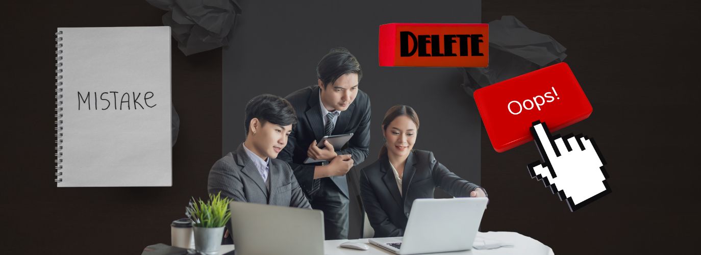 Team working on a responsive website redesign, testing layouts on mobile and desktop screens