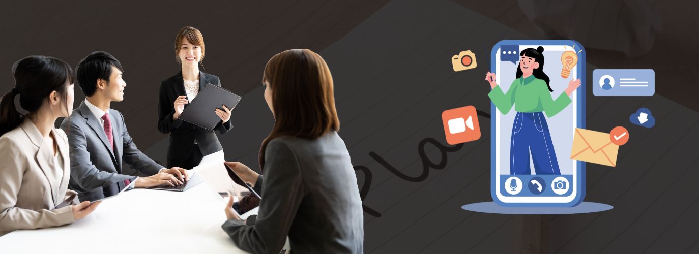 Team planning social media content using a content calendar and digital tools